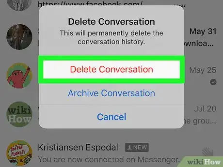 Imagen titulada Delete Photos on Facebook Messenger Step 19