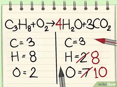 Imagen titulada Balance Chemical Equations Step 6