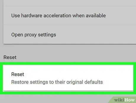 Imagen titulada Reset Google Chrome Step 13