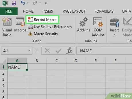 Imagen titulada Use Macros in Excel Step 9