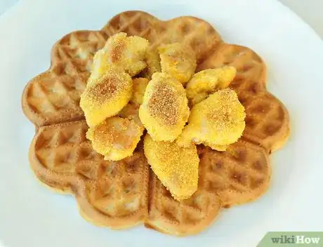 Imagen titulada Eat Chicken and Waffles Step 2