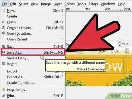 Imagen titulada Make a Banner With Gimp Step 6