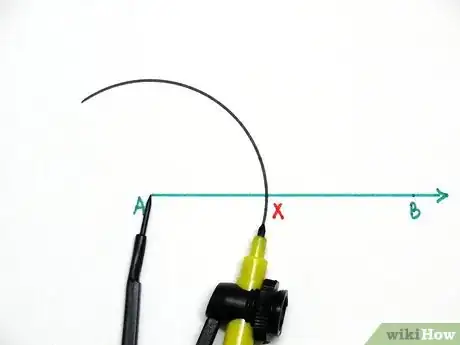 Imagen titulada Construct a 30 Degrees Angle Using Compass and Straightedge Step 2