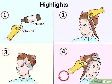 Imagen titulada Bleach Your Hair With Hydrogen Peroxide Step 6