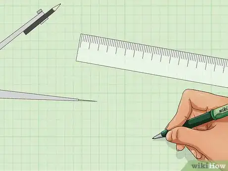 Imagen titulada Construct an Angle Congruent to a Given Angle Step 4