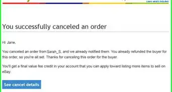 cancelar una orden en eBay