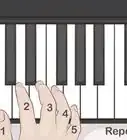 aprender las notas de un teclado
