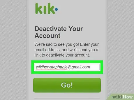 Imagen titulada Deactivate a Kik Account Step 7