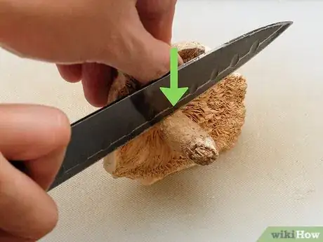 Imagen titulada Cut Mushrooms Step 5