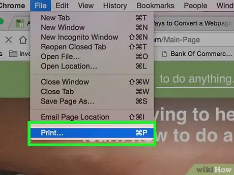 Imagen titulada Convert a Webpage to PDF Step 2