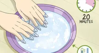 cortar uñas acrílicas