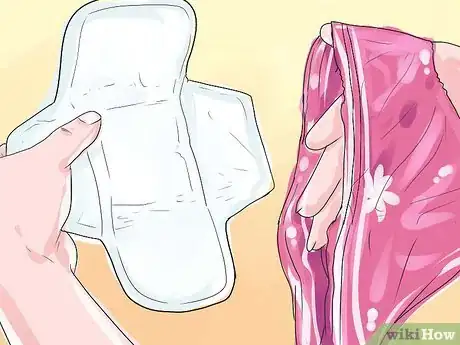 Imagen titulada Use a Sanitary Napkin (Pad) Step 10