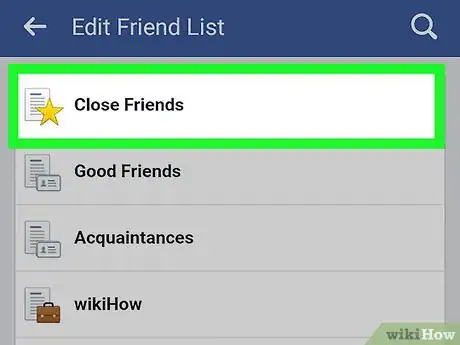 Imagen titulada Edit Close Friends on Facebook on Android Step 7