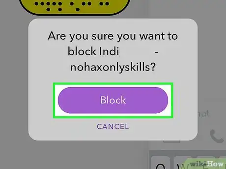 Imagen titulada Block Someone on Snapchat Step 14