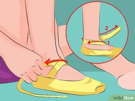 Imagen titulada Tie Pointe Shoes Step 3