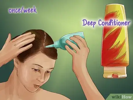 Imagen titulada Wash Dyed Hair Without Losing Color Step 4