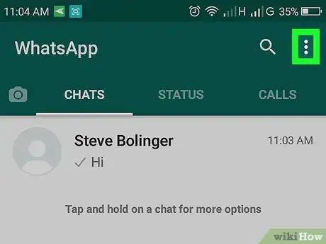 Imagen titulada Unblock Yourself on WhatsApp on Android Step 2