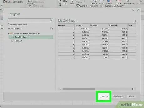 Imagen titulada Copy a Table from a PDF to Excel Step 8