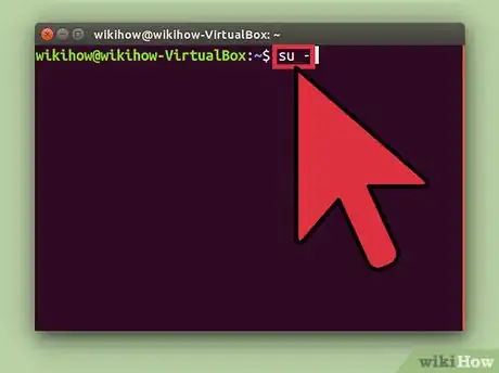Imagen titulada Become Root in Linux Step 2
