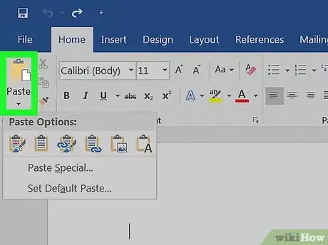 Imagen titulada Convert Excel to Word Step 3