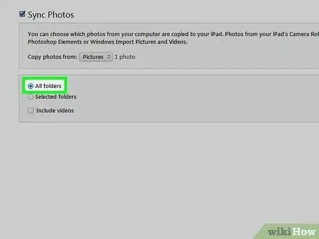 Imagen titulada Transfer Photos from PC to iPad Step 7