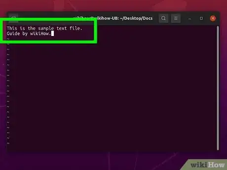 Imagen titulada Create and Edit Text File in Linux by Using Terminal Step 12