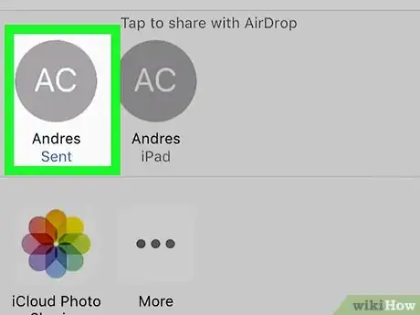 Imagen titulada Use AirDrop on iPhone or iPad Step 9