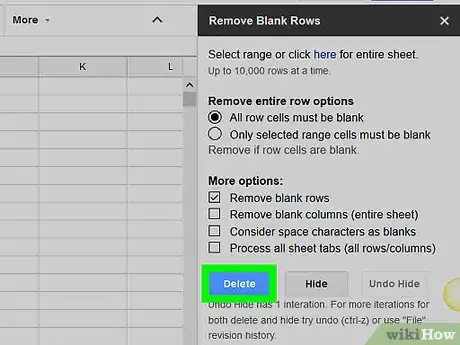 Imagen titulada Delete Empty Rows on Google Sheets on PC or Mac Step 24