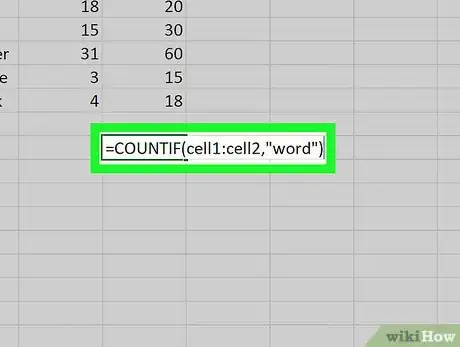 Imagen titulada Count Number of Occurrences in Excel Step 3