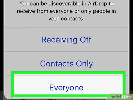 Imagen titulada Use AirDrop on iPhone or iPad Step 4