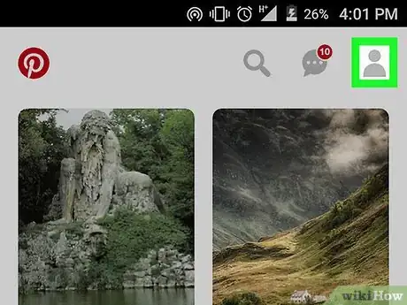 Imagen titulada Log Out of Pinterest on Android Step 2