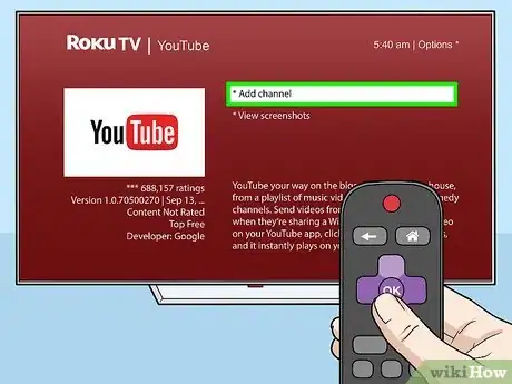 Imagen titulada Get YouTube on Roku Step 5