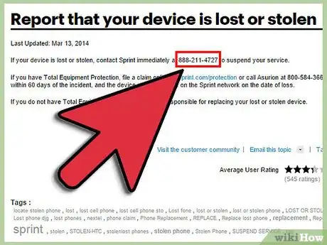 Imagen titulada Disable a Stolen Mobile Phone Step 19