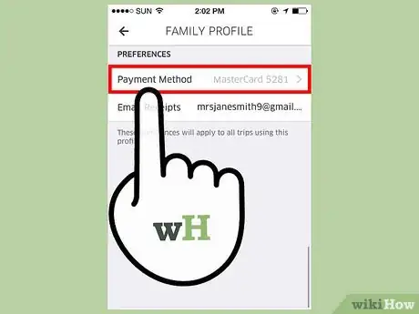 Imagen titulada Use a Credit Card with Multiple Uber Accounts Step 8