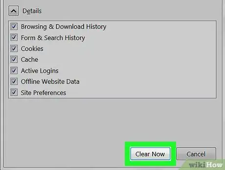 Imagen titulada Clear Cookies in Firefox Step 9