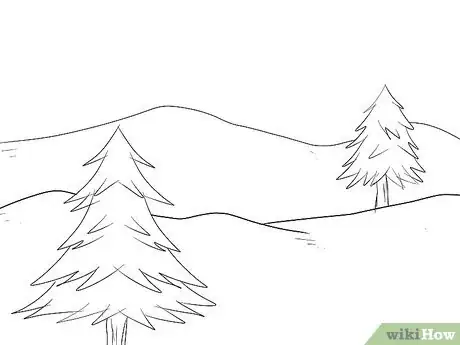 Imagen titulada Draw a Christmas Landscape Step 3