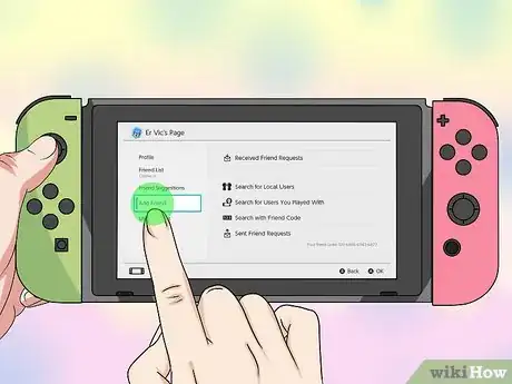 Imagen titulada Invite Friends on the Nintendo Switch Step 23