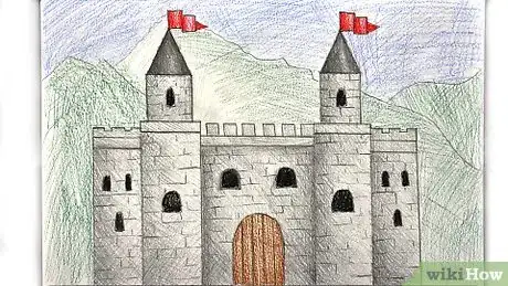 Imagen titulada Draw a Medieval Castle Step 18