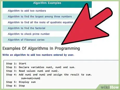 Imagen titulada Write an Algorithm in Programming Language Step 3