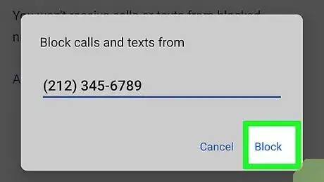 Imagen titulada Block a Number on Android Step 13