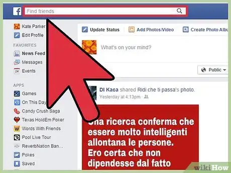 Imagen titulada Find Your Friends On Facebook Step 1