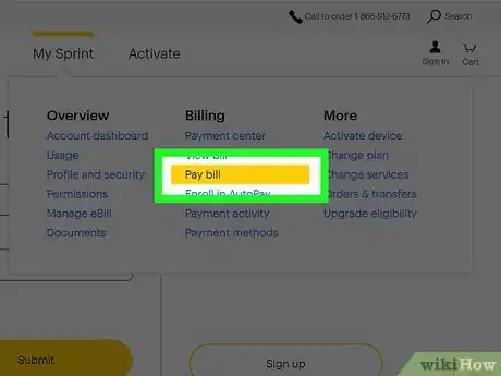 Imagen titulada Pay Sprint Bills Online Step 6