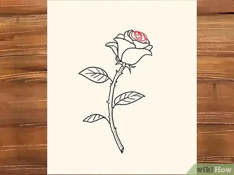 Imagen titulada Draw a Rose Step 27