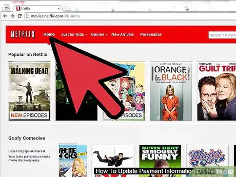 Imagen titulada Change Your Payment Information on Netflix Step 1