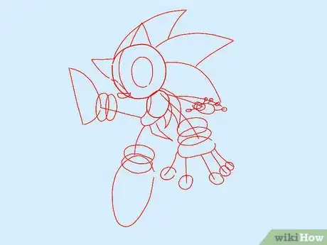 Imagen titulada Draw Sonic Characters Step 8