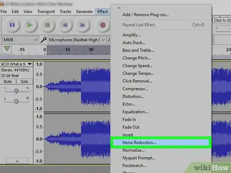 Imagen titulada Remove Background Noise in Audacity Step 9