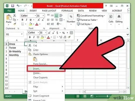 Imagen titulada Change from Lowercase to Uppercase in Excel Step 2