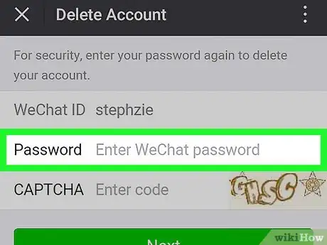 Imagen titulada Delete a WeChat Account on Android Step 8