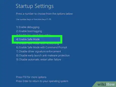 Imagen titulada Start Windows in Safe Mode Step 9