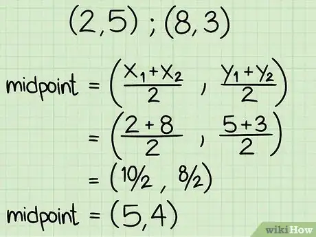 Imagen titulada Find the Perpendicular Bisector of Two Points Step 1